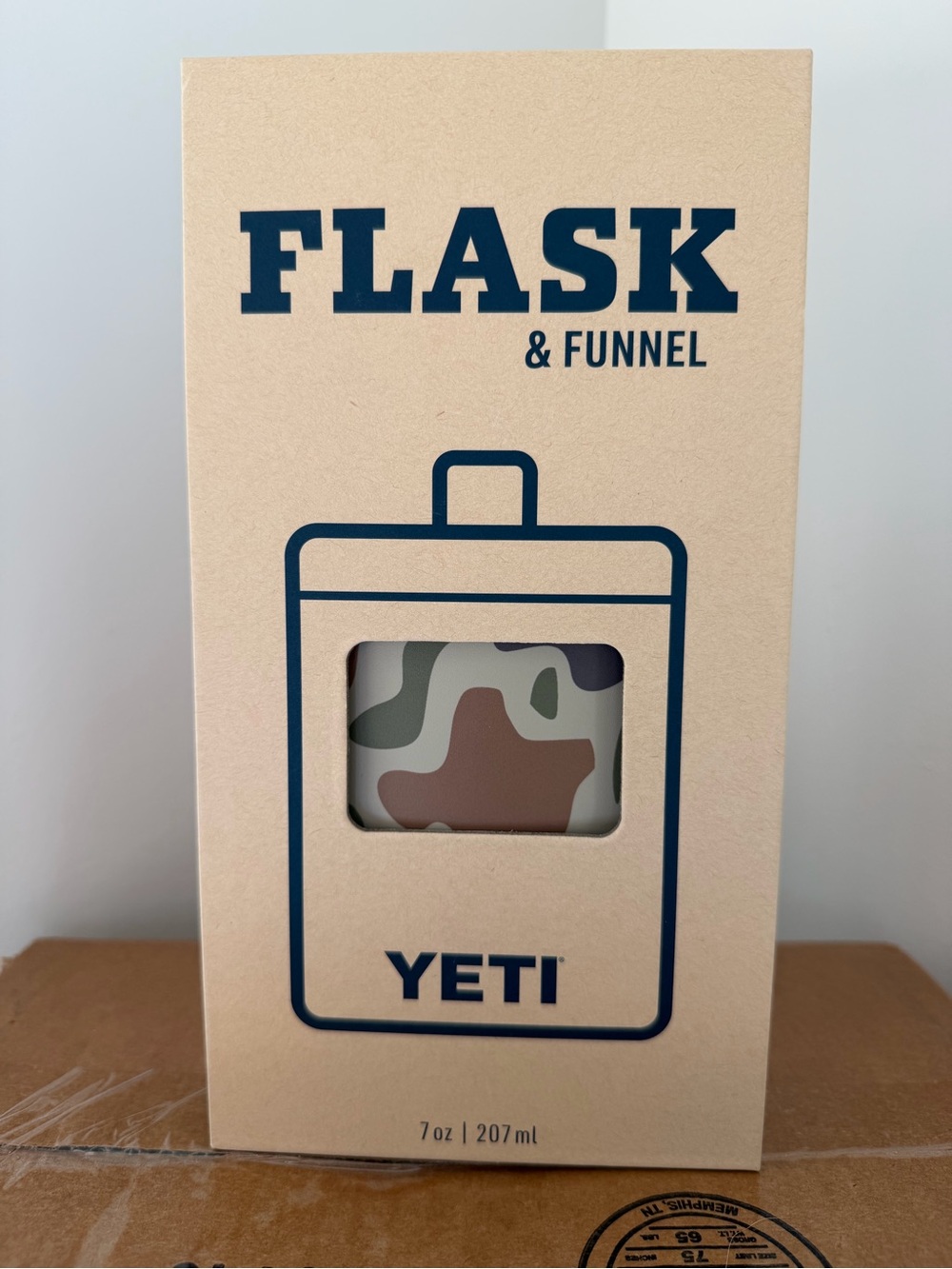 Yeti Tan Camo Flask BNWT